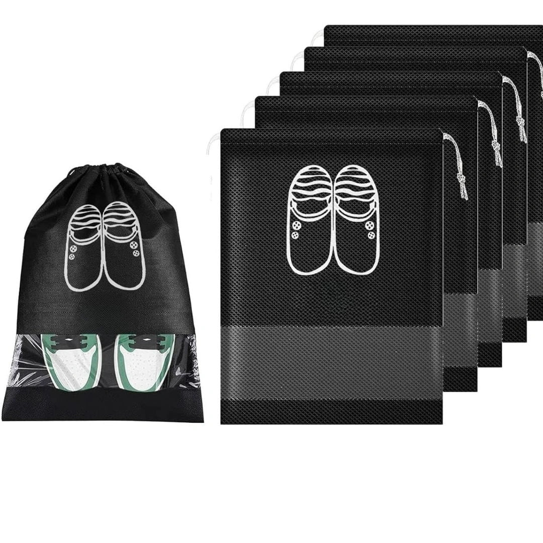 Fabric Shoe Bags (Pack of 4)