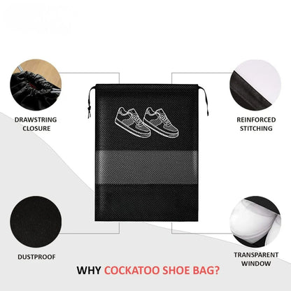 Fabric Shoe Bags (Pack of 4)
