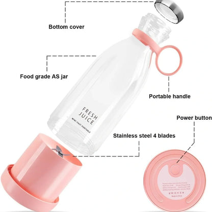 Portable Electric Mini USB Bottle Juicer Blender