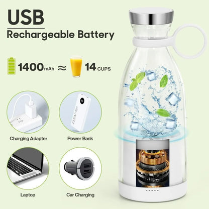 Portable Electric Mini USB Bottle Juicer Blender