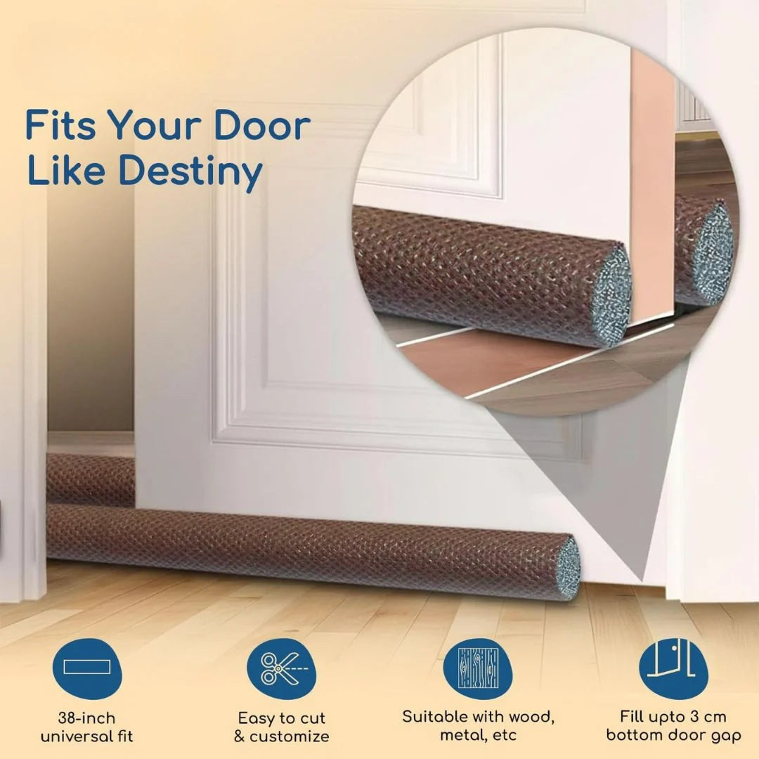 Door Bottom Sealing Strip Guard (Pack of 4)