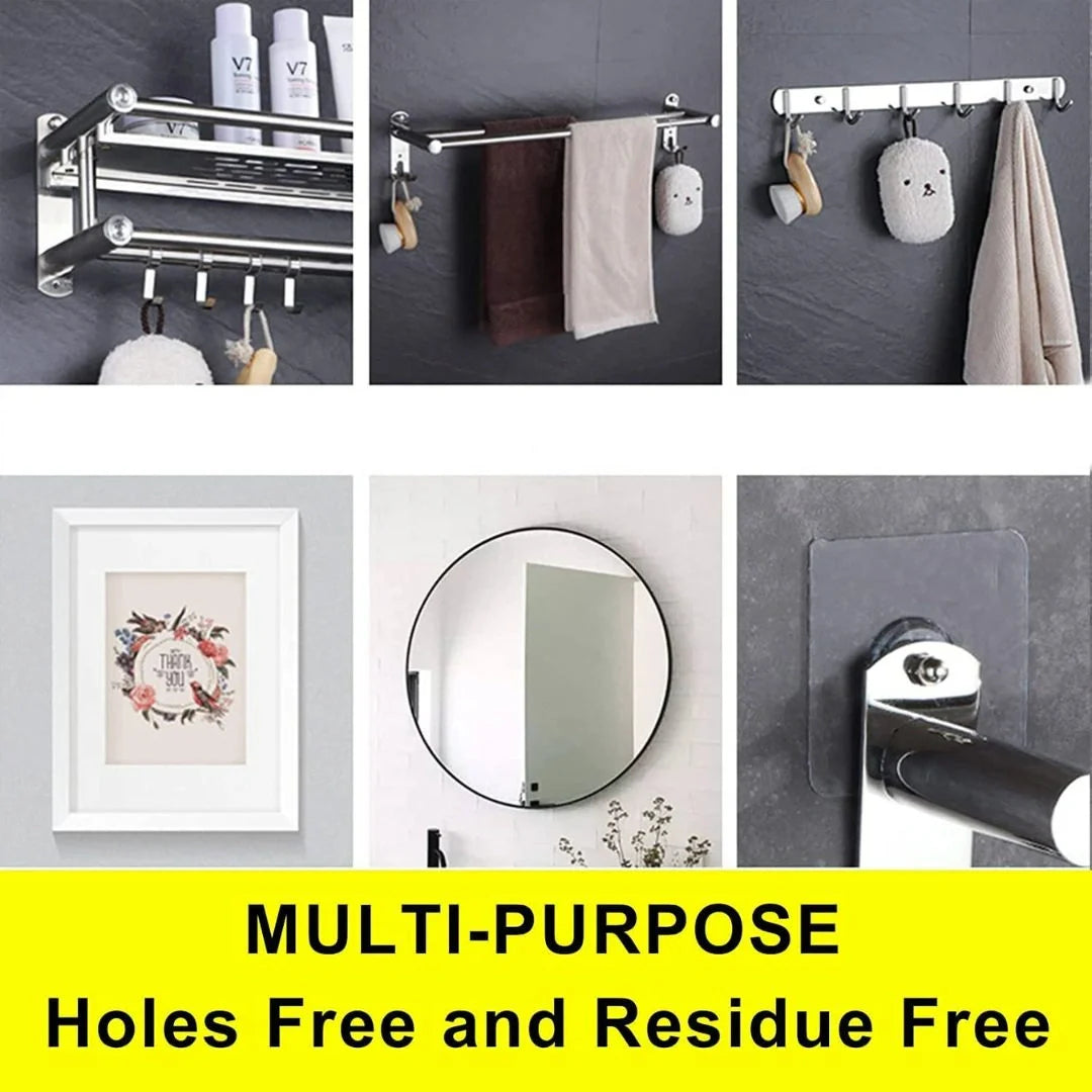 Adhesive Hooks for Wall (15 pcs)
