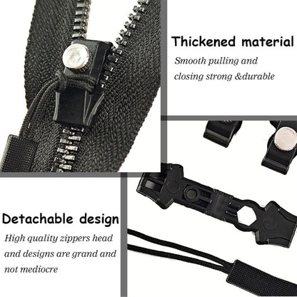 Instant Zipper Sliders with Nylon Pull Tabs