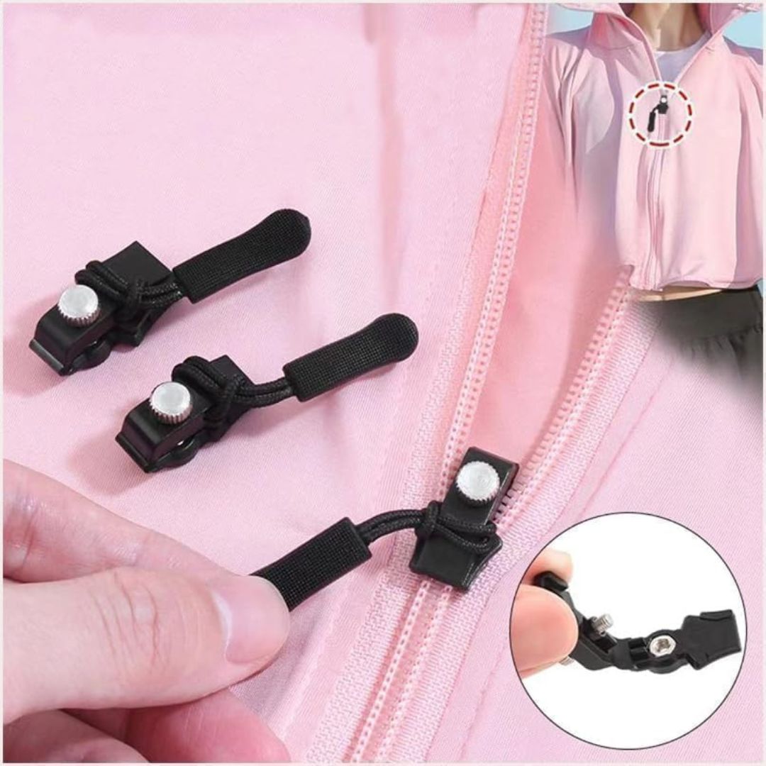 Instant Zipper Sliders with Nylon Pull Tabs