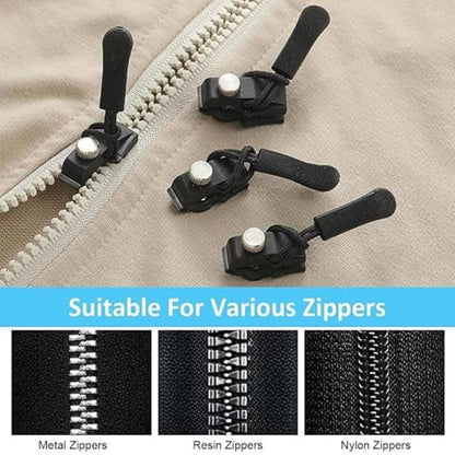 Instant Zipper Sliders with Nylon Pull Tabs