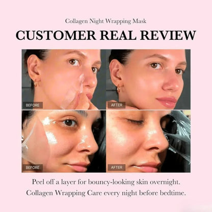 Collagen Night Wrapping Mask Gel