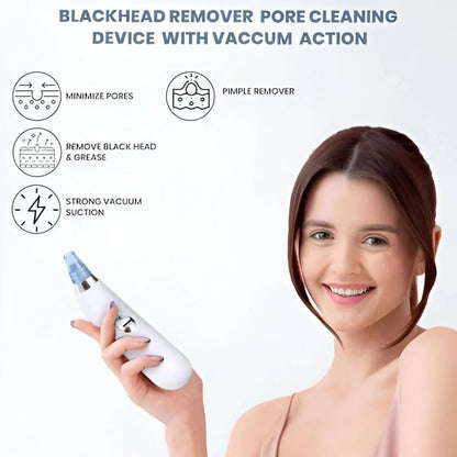 Blackhead Remover Vacuum Device with Suction Heads