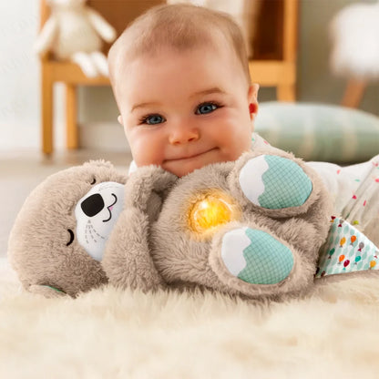 Cute Breathing Teddy Bear With Melodies