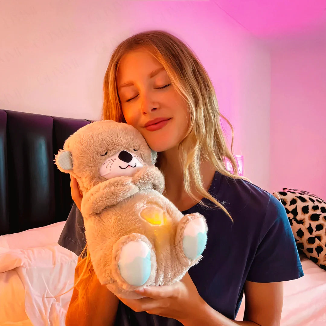 Cute Breathing Teddy Bear With Melodies
