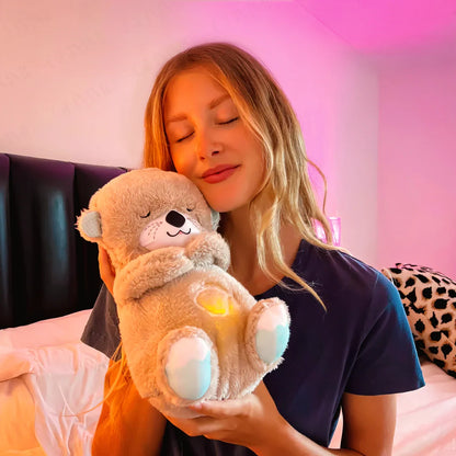 Cute Breathing Teddy Bear With Melodies