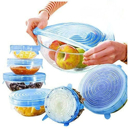 Silicone Bowl Lids(6 Pcs set)