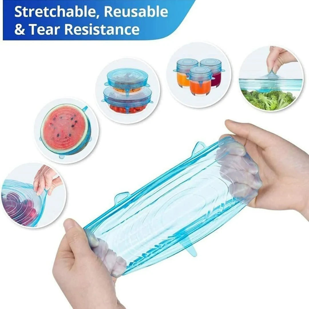 Silicone Bowl Lids(6 Pcs set)