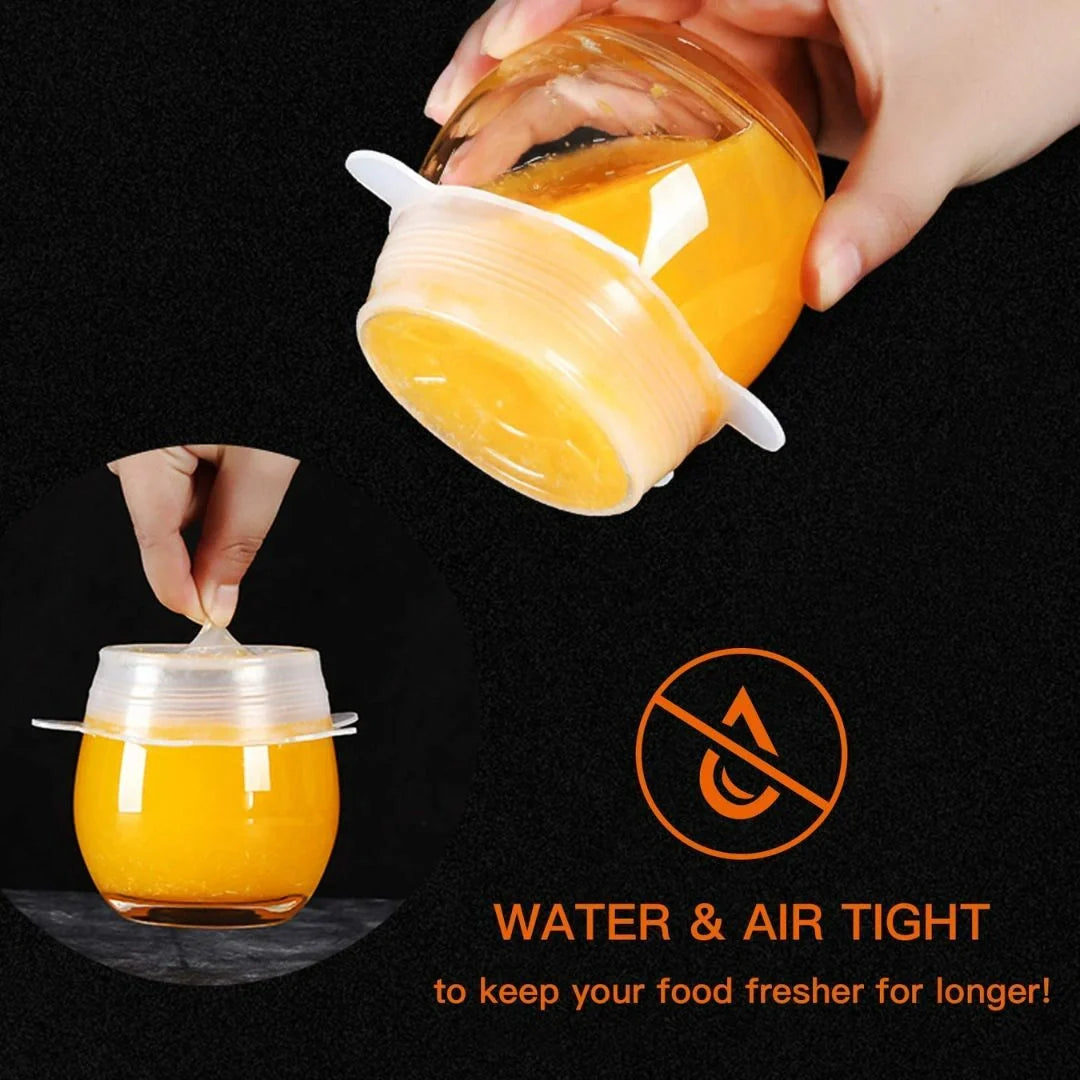 Silicone Bowl Lids(6 Pcs set)