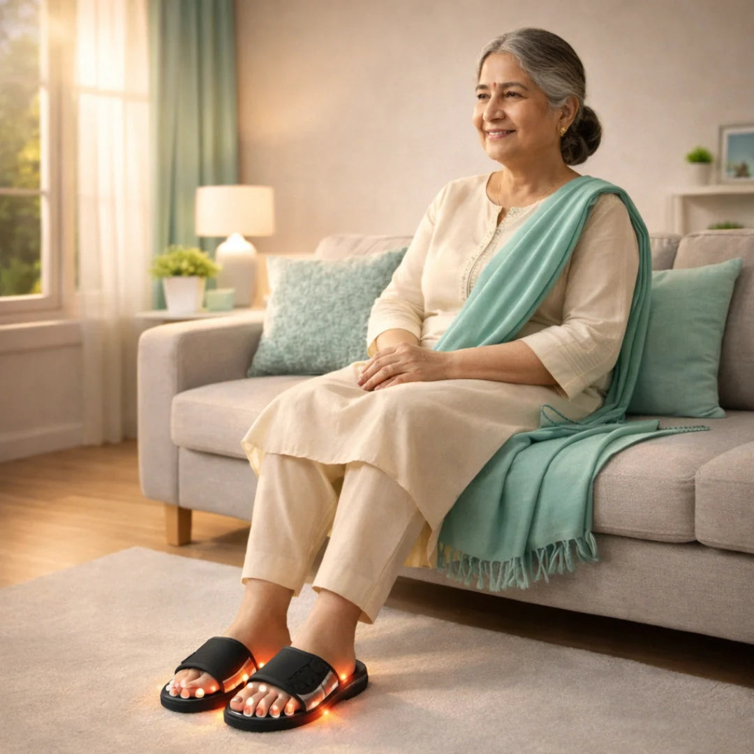 Acupressure and Magnetic Therapy Slippers