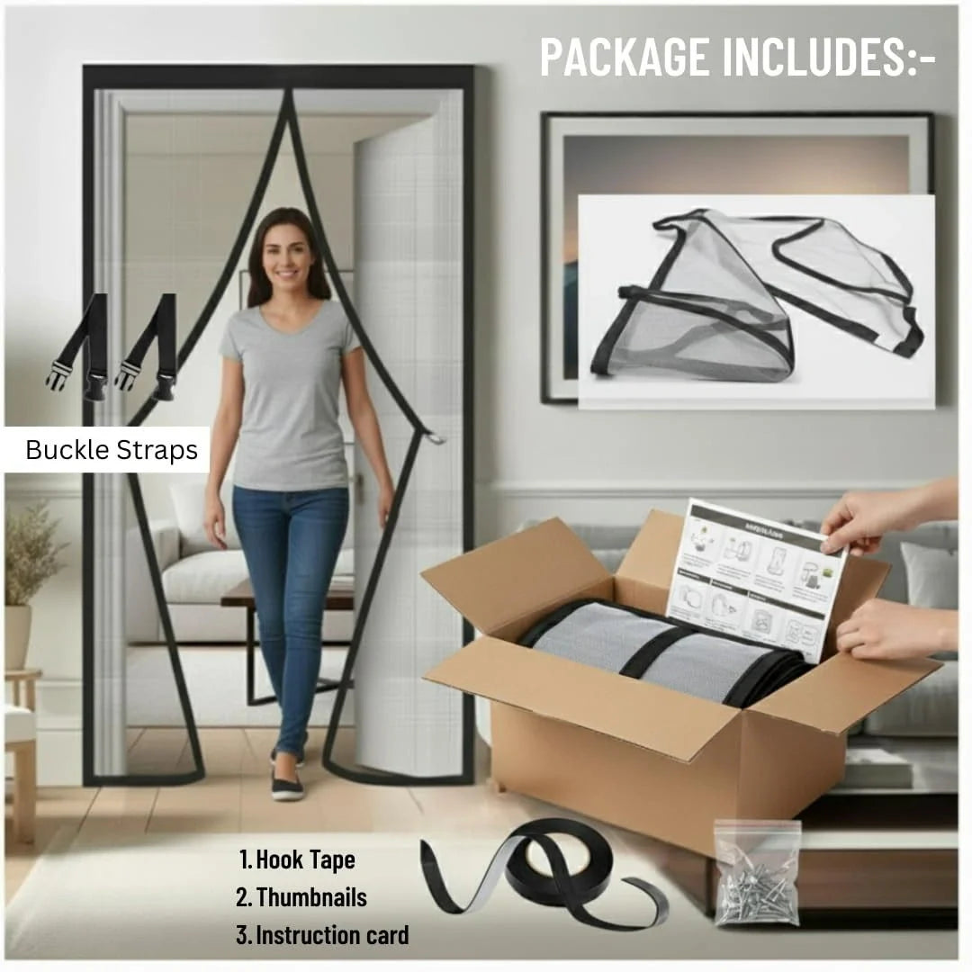 Magnetic Door Net