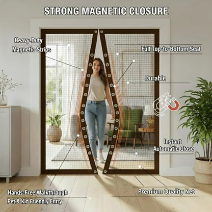 Magnetic Door Net