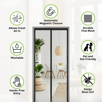 Magnetic Door Net