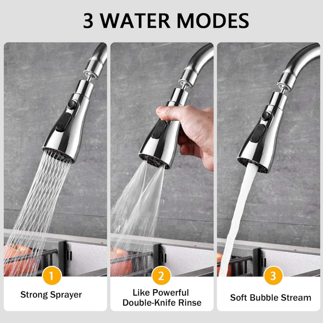 Flexible Tap Extender for Sink