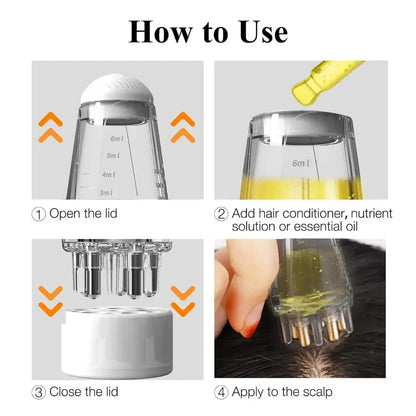 Scalp Applicator Hair Oil Comb