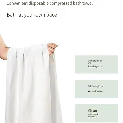 Magic Compressed Bath Towel Tablets (Pack Of 2)