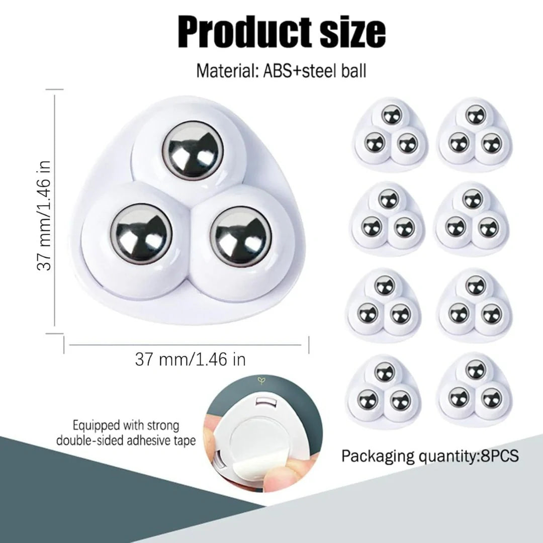 4pcs Caster Wheel Self Adhesive