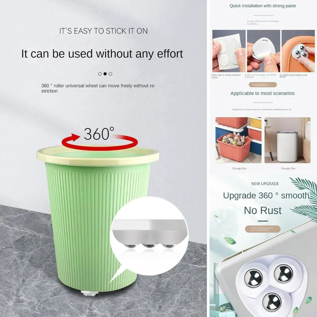 4pcs Caster Wheel Self Adhesive