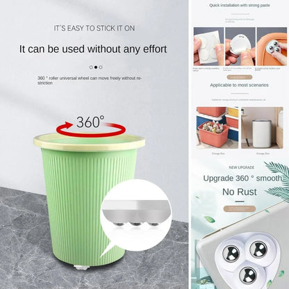 4pcs Caster Wheel Self Adhesive