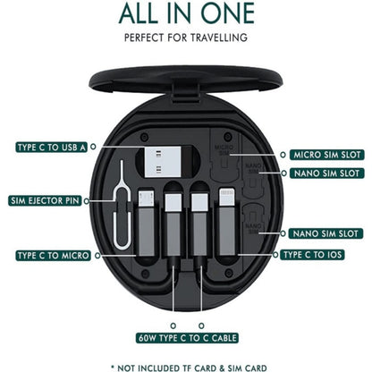 60W Multi-Function Data Cable Set