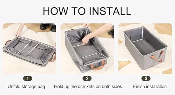 Folding Wardrobe Organizer ( 2 Pcs)