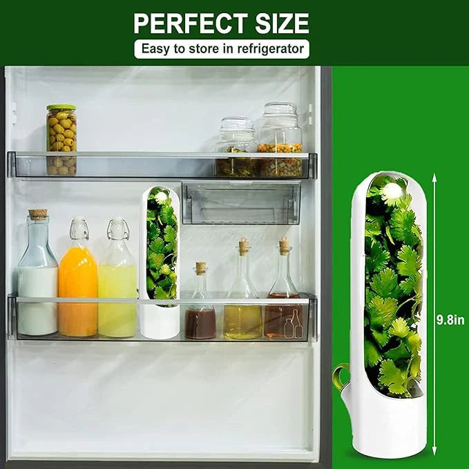 Fresh Herb Saver Container Refrigerator. (Set of 2)
