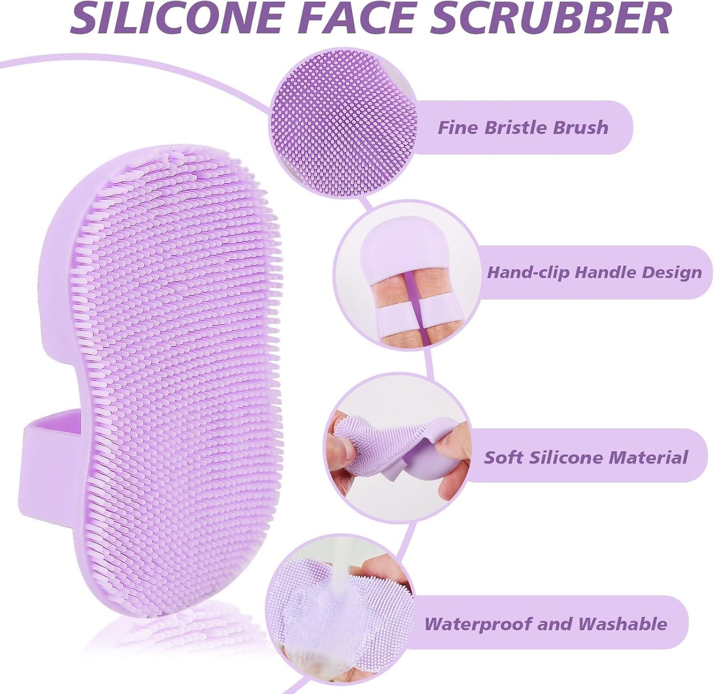 Silicone Face Scrubber (Pack Of 2)