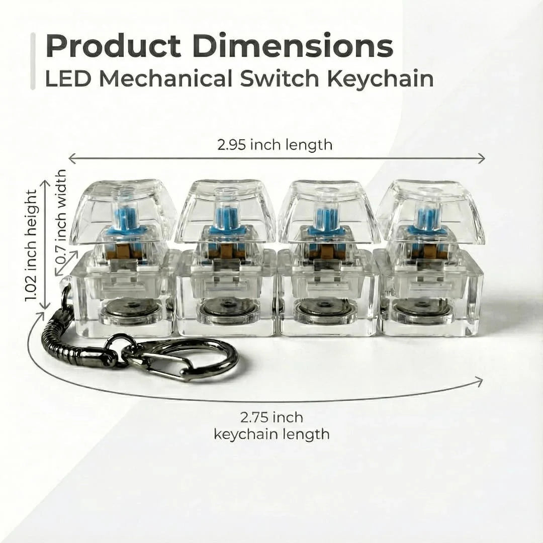 Mechanical Keyboard Switch Fidget Keychain