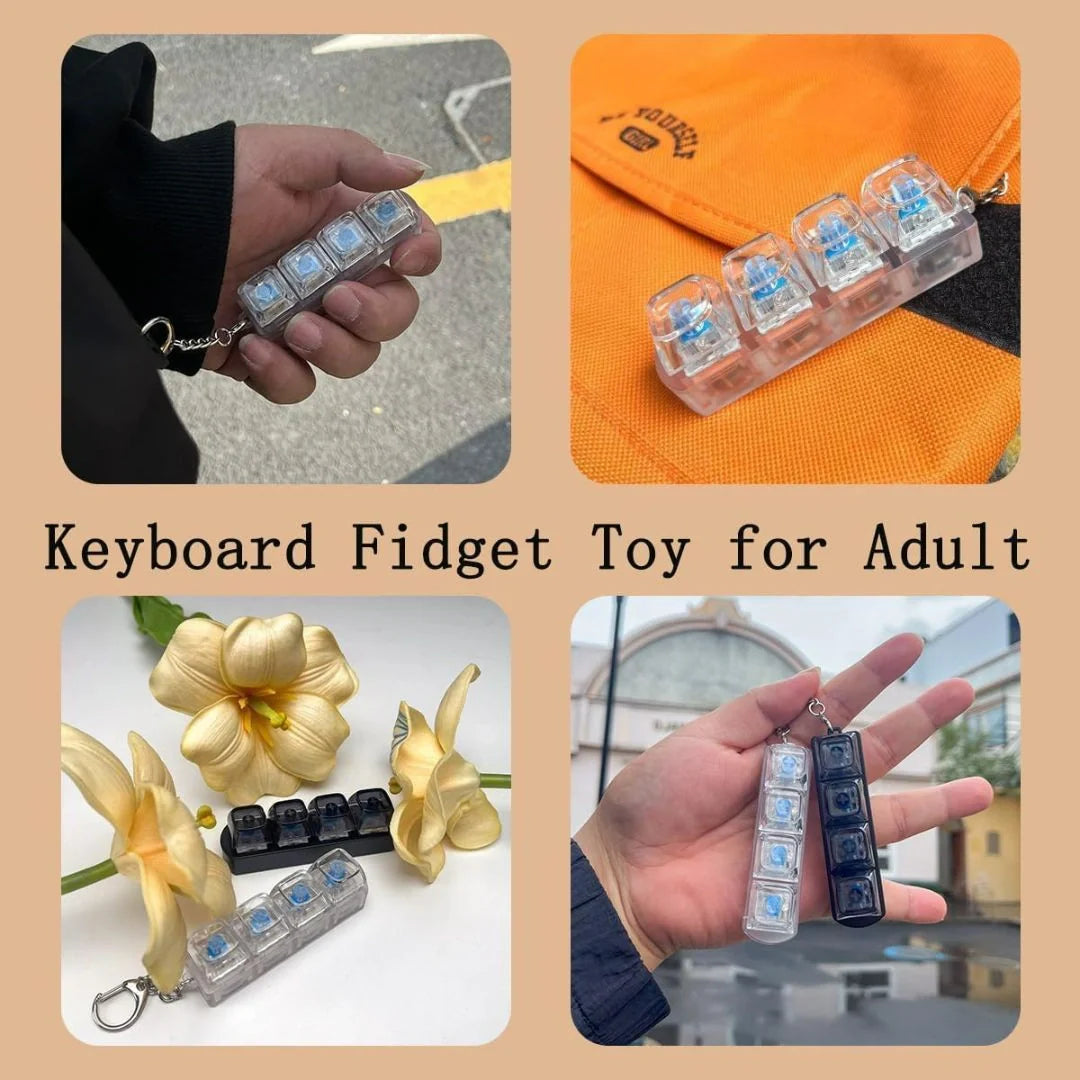 Mechanical Keyboard Switch Fidget Keychain