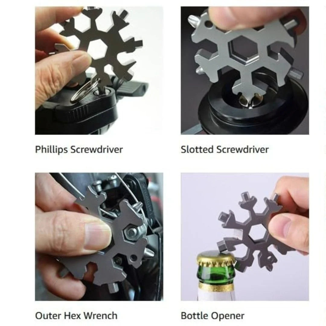 18-in-1 Multipurpose Snowflake Tool