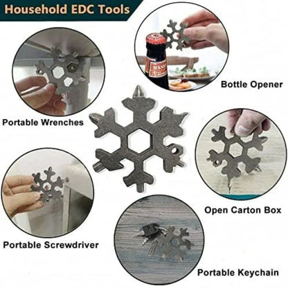 18-in-1 Multipurpose Snowflake Tool
