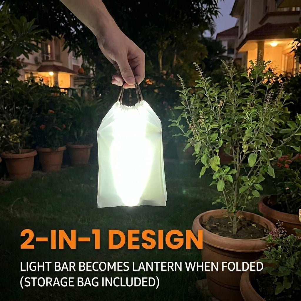 Aploix 2 in 1 Inflatable Solar Light | 4000 MAH Power Bank |