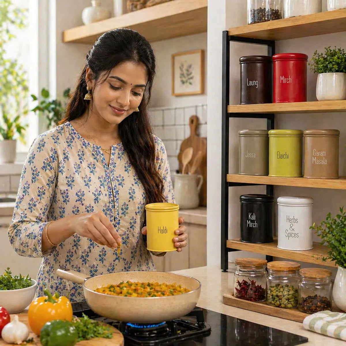 Spice Containers (6 pcs)