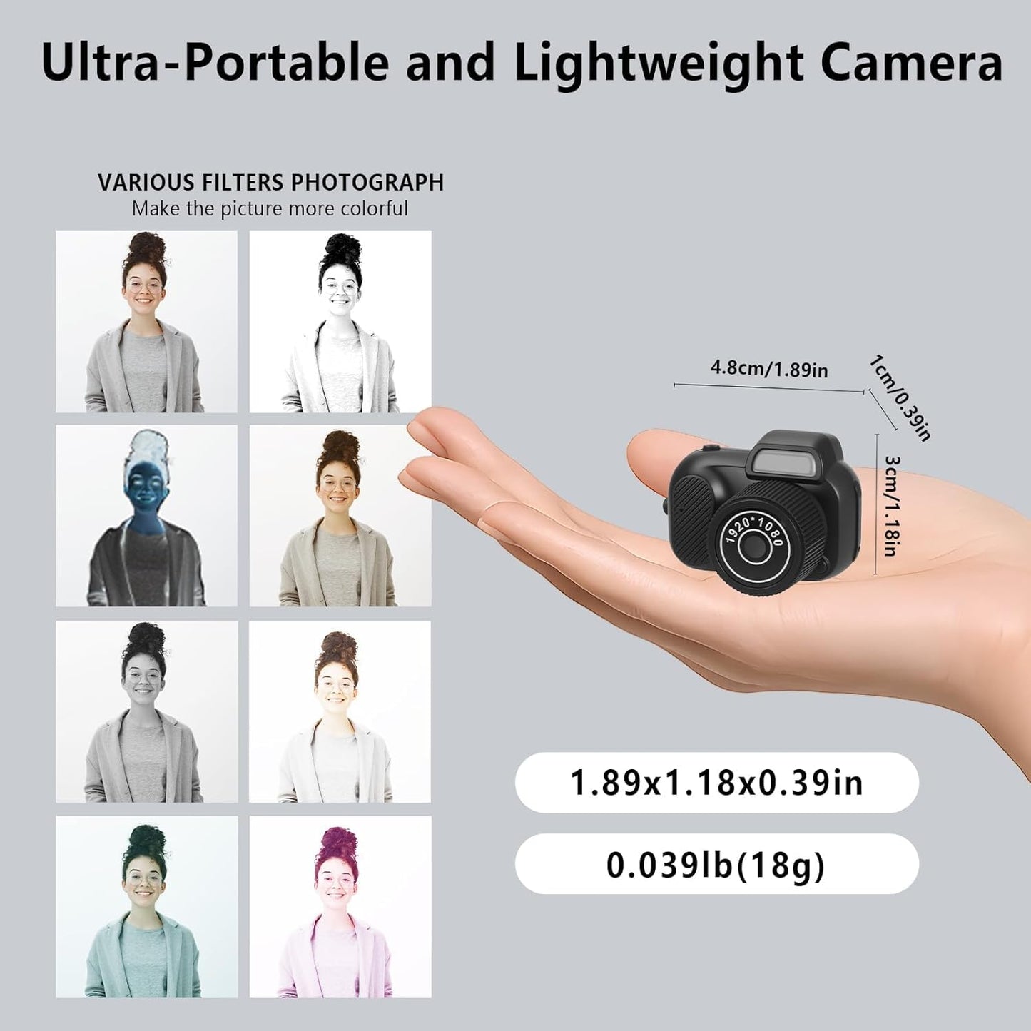 Mini Retro Digital Camera 128 GB
