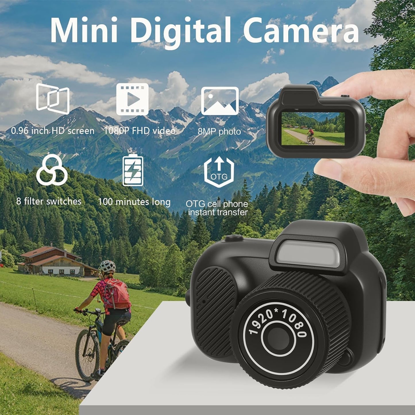 Mini Retro Digital Camera 128 GB