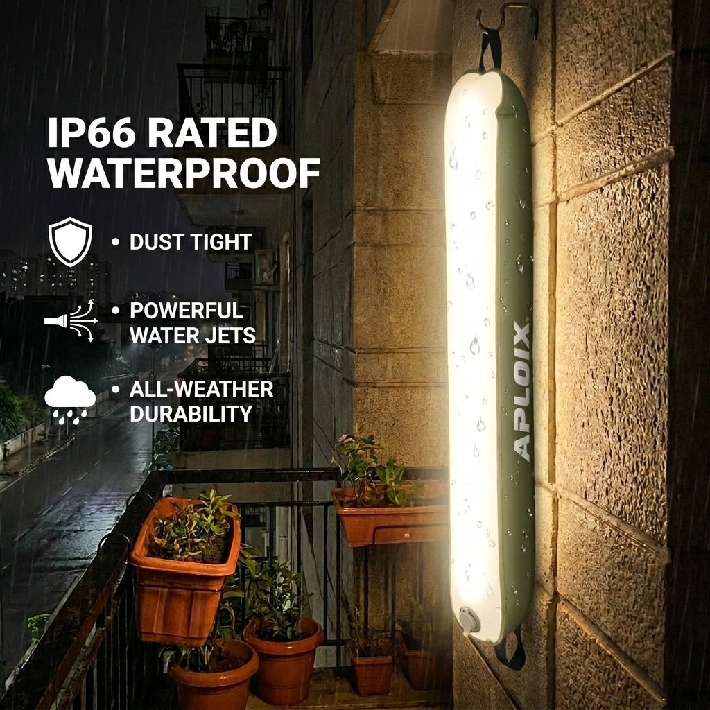 Aploix 2 in 1 Inflatable Solar Light | 4000 MAH Power Bank |