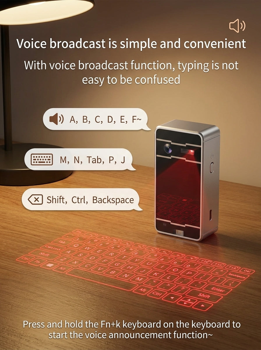 Laser Projection Keyboard